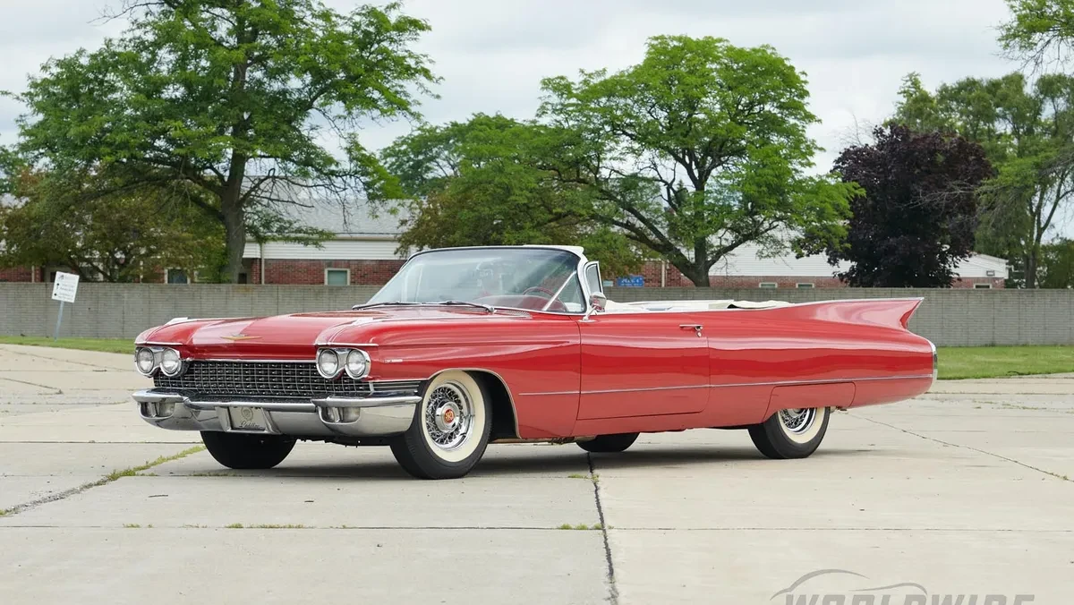 1960 Cadillac Series 62 Convertible — Classic styling with large and in-charge finned rear end