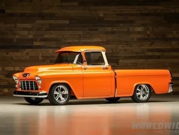 1955 Chevrolet Cameo Pickup Street Rod — The introduction year for the Cameo Pickup — 1 of 5,220 built in 1955