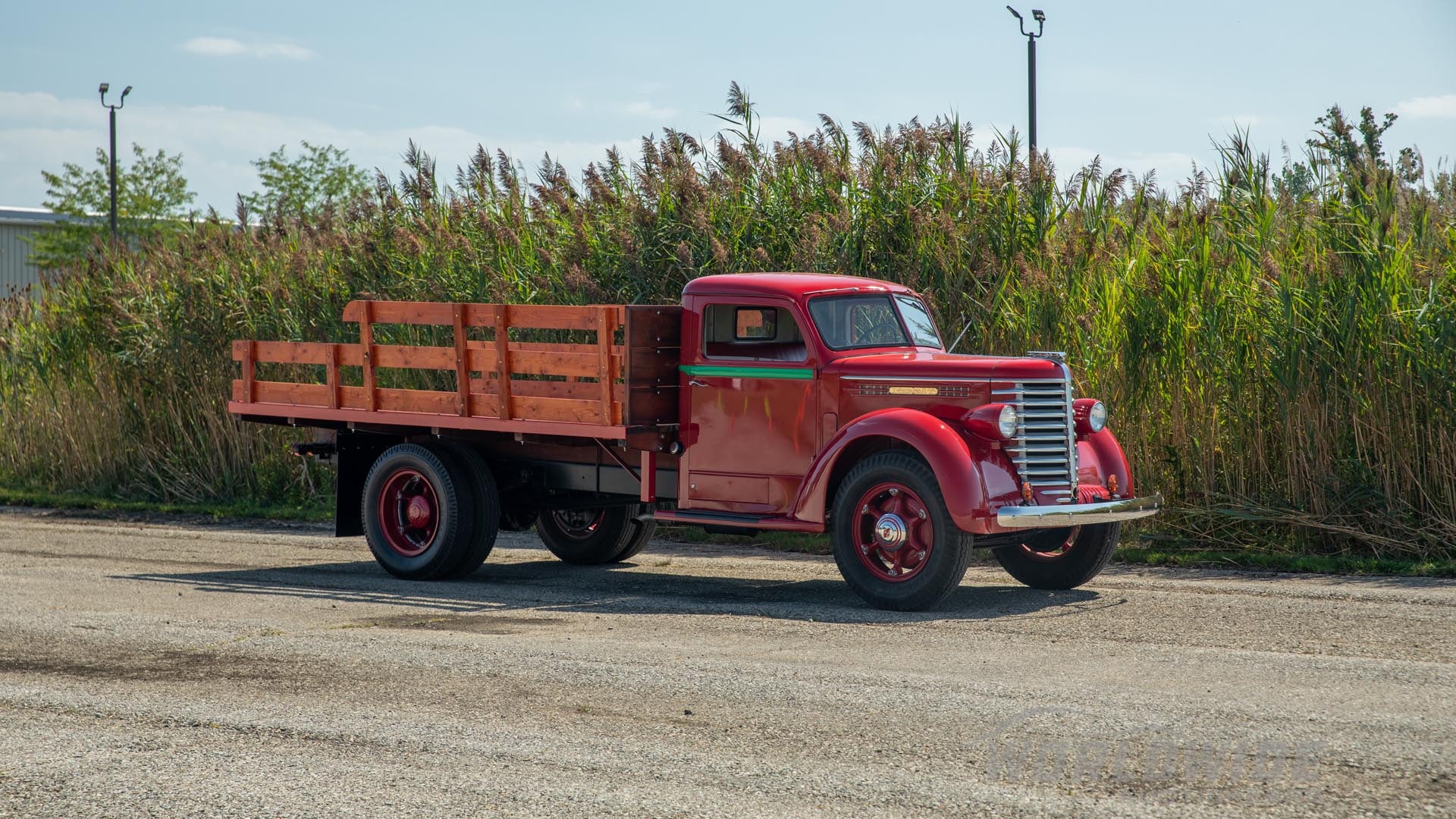 1940 Diamond T 306 Flatbed Stake Truck — Rare Diamond T dually example