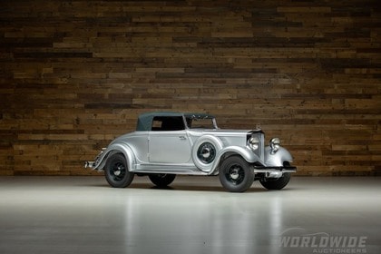 1932 Hupmobile I-226 Cabriolet — Rare — one of just two known surviving Cabriolet examples