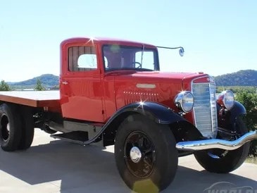 1936 International IH-35 Flatbed Truck — $100,000 comprehensive restoration completed by Nashville International dealer