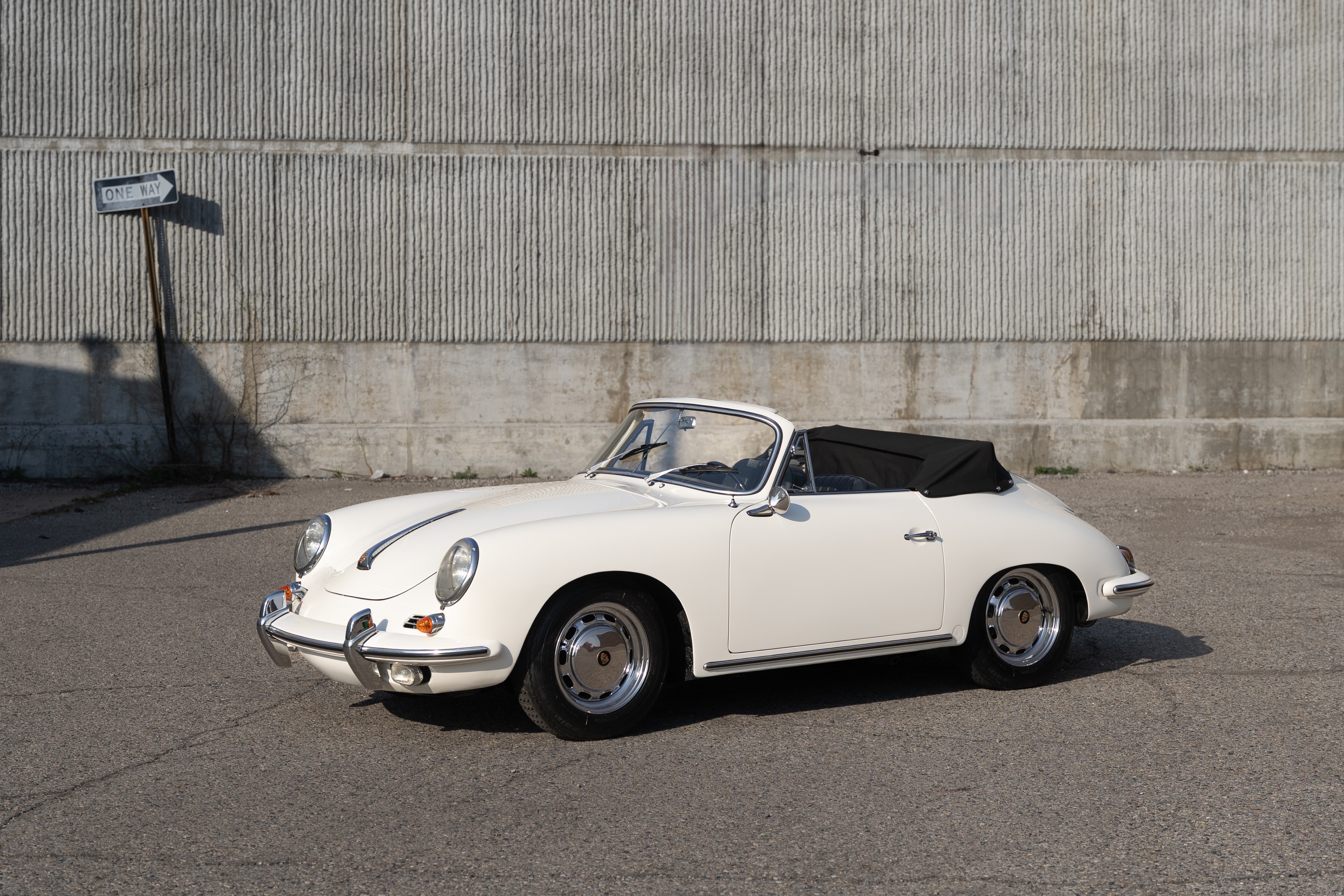 1964 Porsche 356SC Cabriolet — A matching numbers example per its COA — finished in its original color of Light Ivory